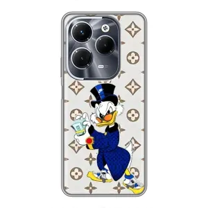 Чехлы для Infinix Hot 40 Play - Скрудж МакДак Louis Vuitton (PREMIUMPrint) (Макдак на стиле)