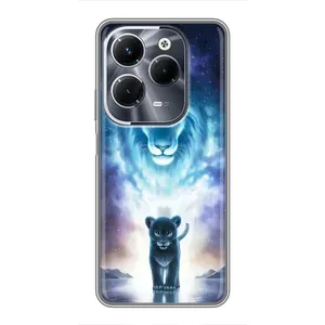 Чохол з картинкою ЛЕВ для Infinix Hot 40 Play (VPrint) (Маленький лев)