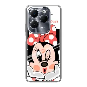 Эксклюзивный чехол для Infinix Hot 40 Play (AlphaPrint - Мультяшные) (Маус Минни)
