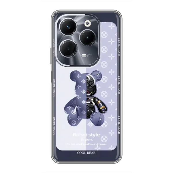 Чехол с принтом «Медвежонок LV» для Infinix Hot 40 Play