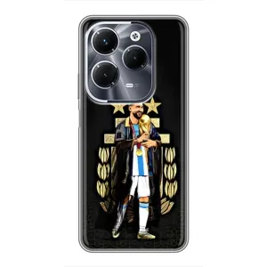 Чохли для Infinix Hot 40 Play (Leo чемпіон) (AlphaPrint) (Мессі Король)
