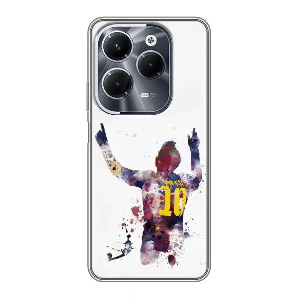 Чехол с принтом «Messi Barca» для Infinix Hot 40 Play