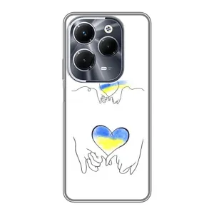 Чехол для Патриота Украины Infinix Hot 40 Play - (AlphaPrint) (Мир Украине)