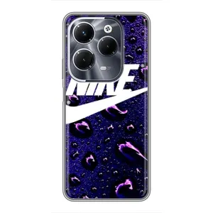 Чехол для Infinix Hot 40 Play - с принтом Найк (AlphaPrint) (Найк принт)