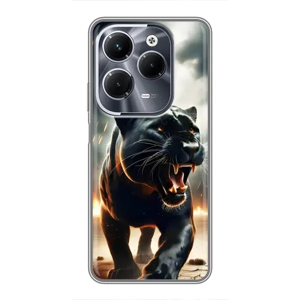 Чохол з принтом «Чорна пантера» для Infinix Hot 40 Play Чохол з принтом «Чорна пантера» для Infinix Hot 40 Play