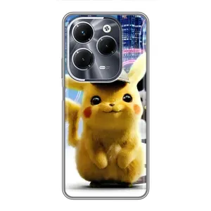 Чехол с Пикачу на Infinix Hot 40 Play (Пикачу в городе)