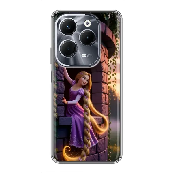 Чохол з принтом «Рапунцель на вежі» для Infinix Hot 40 Play Чохол з принтом «Рапунцель на вежі» для Infinix Hot 40 Play