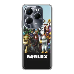 Чехлы с топовыми принтами для Инфиникс ХОТ 40 Плей (ROBLEX)