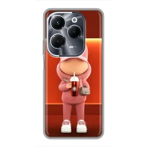 Крутые Чехлы Луи Виттон для Infinix Hot 40 Play (AlphaPrint) (С Кофе)