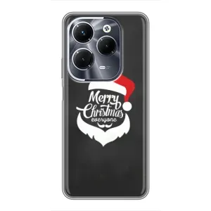 Рождественские Чехлы для Infinix Hot 40 Play (VPrint) (Санта Крисмас)