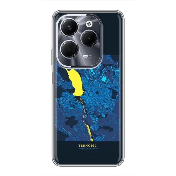 Чехол с принтом «Тернополь» для Infinix Hot 40 Play