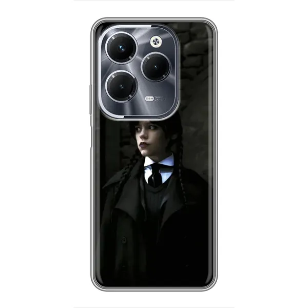 Чехол с принтом «Темный стиль Уэнздей» для Infinix Hot 40 Play