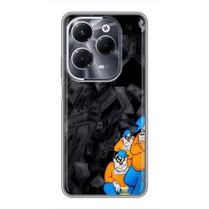 Чехлы с крутыми принтами для Infinix Hot 40 Play - (PREMIUMPrint) (Воры)