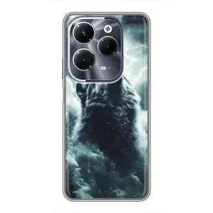 Чохол з картинкою 'Хижаки' для Infinix Hot 40 Play (Вовк у хмарах)