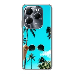 Силіконовий чохол з КАРТИНКАМИ літо для Infinix Hot 40 Play (AlphaPrint) (Погляд літо)