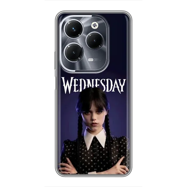 Чехол с принтом «Wednesday» для Infinix Hot 40 Play