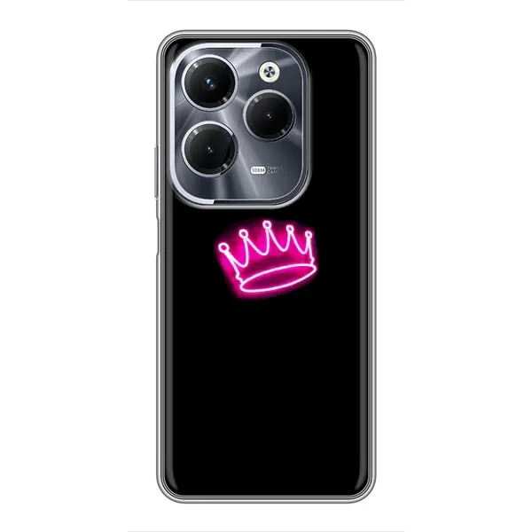 Чехол с принтом «Яркая корона» для Infinix Hot 40 Play
