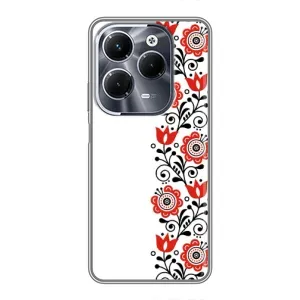 Чехол для Патриота Украины Infinix Hot 40 Play - (AlphaPrint) (Яркая вишиванка)