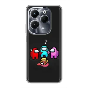 Чехол Амонг Ас для Infinix Hot 40 Pro (AlphaPrint)