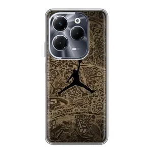 Чехлы для Infinix Hot 40 Pro - с картинкой JORDAN (AlphaPrint)