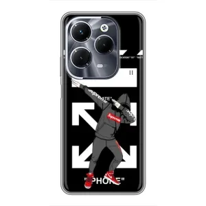 Чехол для Infinix Hot 40 Pro с картинкой Supreme (AlphaPrint)