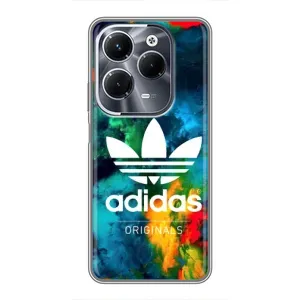 Чехлы Адидас для Infinix Hot 40 Pro (AlphaPrint)