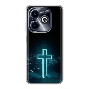 Чехол для Infinix Hot 40i (AlphaPrint) - (Христианские)