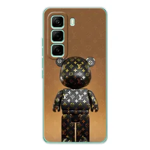 Чехлы для Infinix Hot 60 Pro - Bearbrick Louis Vuitton (PREMIUMPrint)