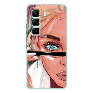 Чехол с печатью для Infinix Hot 60 Pro - (Мода) (AlphaPrint)