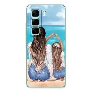 Чехол с печатью для Infinix Hot 60 Pro - (Мама с ребенком) (AlphaPrint)