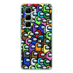 Чехол Амонг Ас для Infinix Hot 60 Pro (AlphaPrint)