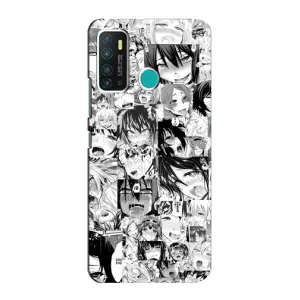 Чехлы Персонажи Аниме Наруто для Infinix Hot 9 / Hot 9 Pro (AlphaPrint) (Ahegao manga)