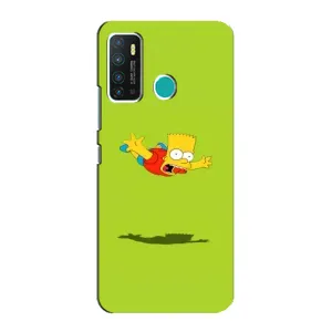 Чехол с Симпсонами для Infinix Hot 9 / Hot 9 Pro (VPrint) (Барт Симпсон)