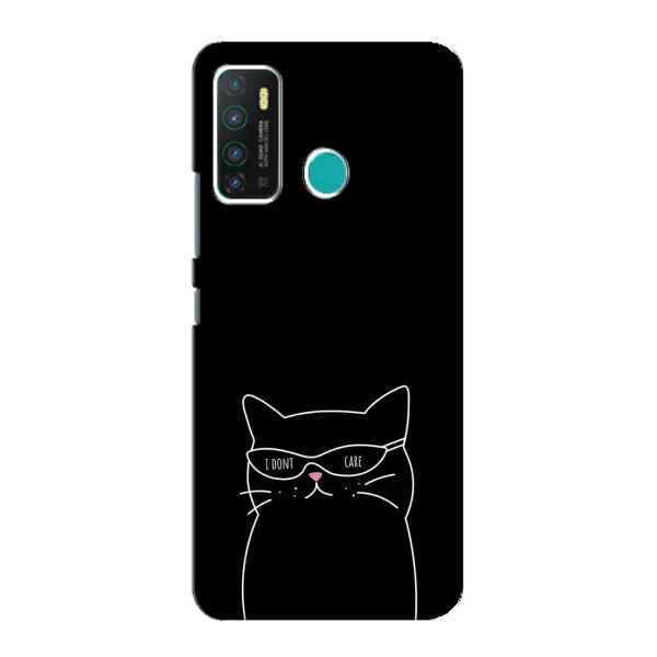 Чехол с принтом «Равнодушный кот» для Infinix Hot 9 / Hot 9 Pro Чехол с принтом «Равнодушный кот» для Infinix Hot 9 / Hot 9 Pro