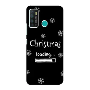 Рождественские, Праздничные Чехлы для Инфиникс Хот 9 / Хот 9 Про (Christmas loading)