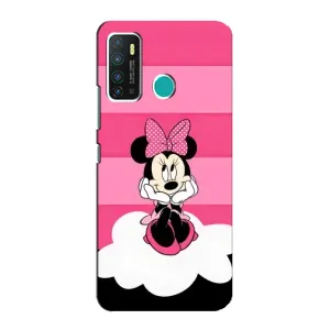 Эксклюзивный чехол для Infinix Hot 9 / Hot 9 Pro (AlphaPrint - Мультяшные) (Девочка Maus)
