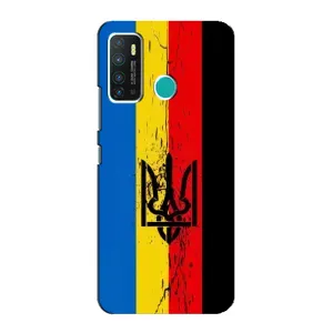 Украинские Чехлы для Infinix Hot 9 / Hot 9 Pro с картинкой УПА (AlphaPrint) (Прапор УПА)