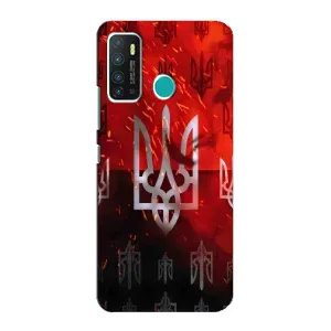 Украинские Чехлы для Infinix Hot 9 / Hot 9 Pro с картинкой УПА (AlphaPrint) (ГЕРБ УПА)