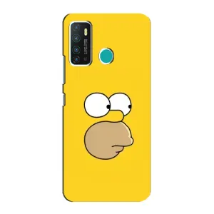Чехол с Симпсонами для Infinix Hot 9 / Hot 9 Pro (VPrint) (Гомер)