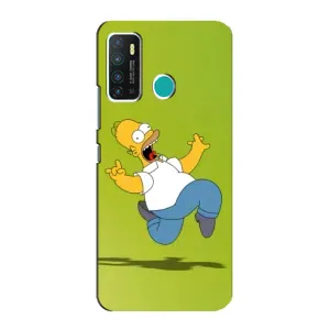 Чехол с Симпсонами для Infinix Hot 9 / Hot 9 Pro (VPrint) (Гомер Симпсон)