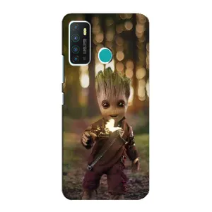 Чехол МАРВЕЛ для Инфиникс Хот 9 / Хот 9 Про (AlphaPrint) (I am Groot)