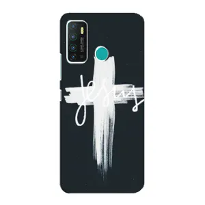 Чехол для Infinix Hot 9 / Hot 9 Pro (AlphaPrint) - (Христианские) (Иисус)
