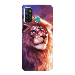 Чохол з картинкою ЛЕВ для Infinix Hot 9 / Hot 9 Pro (VPrint) (Красочний Лев)