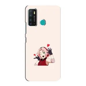 Чехлы Персонажи Аниме Наруто для Infinix Hot 9 / Hot 9 Pro (AlphaPrint) (Лайк Сакура)