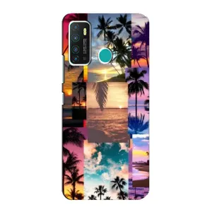 Силиконовый чехол с КАРТИНКАМИ лето для Infinix Hot 9 / Hot 9 Pro (AlphaPrint) (Летний отпуск)