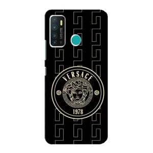 Чехлы VERSACE для Инфиникс Хот 9 / Хот 9 Про (PREMIUMPrint) (Лого Версаче)