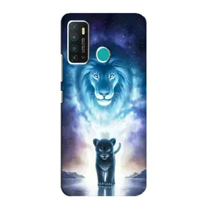 Чохол з картинкою ЛЕВ для Infinix Hot 9 / Hot 9 Pro (VPrint) (Маленький лев)