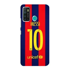 Чехлы Месси для Infinix Hot 9 / Hot 9 Pro (AlphaPrint) (Messi Barca 10)
