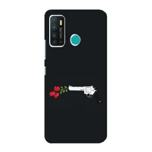 Чехлы (ART) Цветы на Infinix Hot 9 / Hot 9 Pro (VPrint) (Неочікувані квіти)