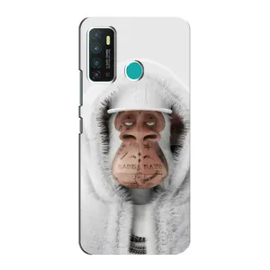 Чехлы с Обезьянами NFT для Infinix Hot 9 / Hot 9 Pro (AlphaPrint) (обезьяна NFT в тату)